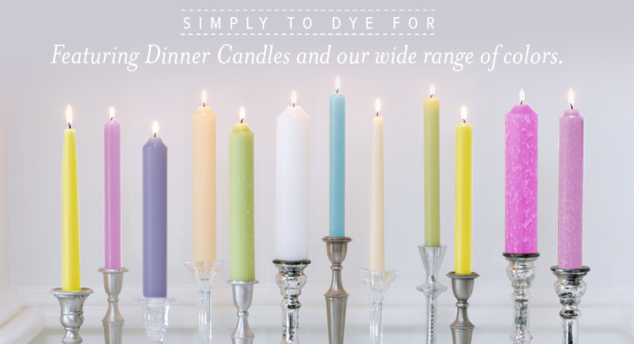 Style Dinner Candles RootCandles