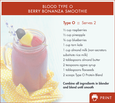 Type O - Energy-Boosting Protein Drink
