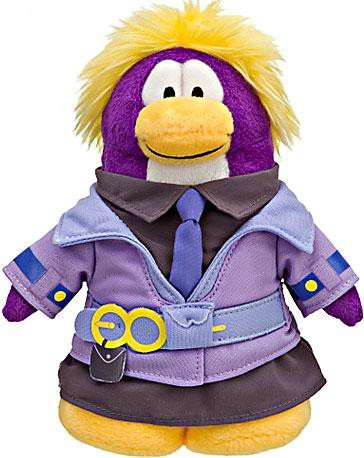 blue club penguin plush