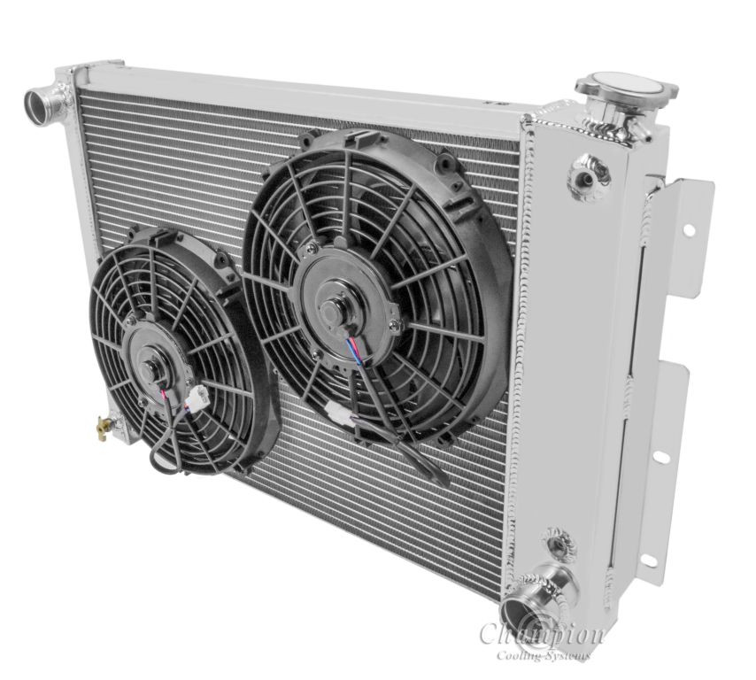 1967 1968 1969 Chevrolet Camaro with S.B. Aluminum 3 Row Radiator