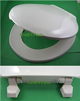 Thetford 34145 RV Toilet Seat and Lid Bone Thetford 34145 RV Toilet Seat and Lid Bone