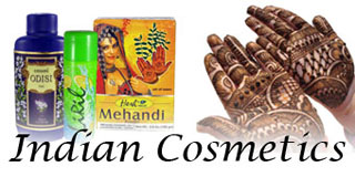Indian Cosmetics and Henna Powder Mehendi Supplies