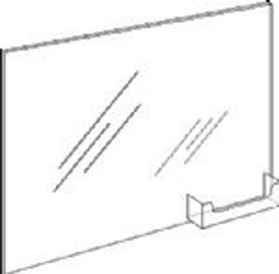 17x11 Wall Mount Sign Holder with Business Card Pocket