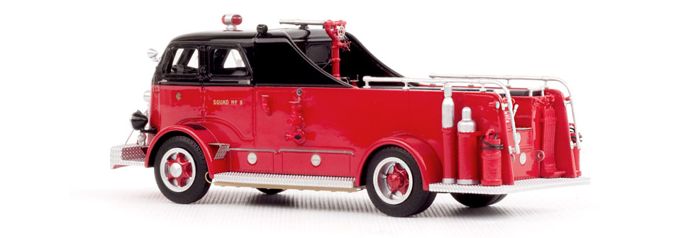 Fire Replicas Chicago Fire Department 1954 Autocar Squad 1 Scale Model