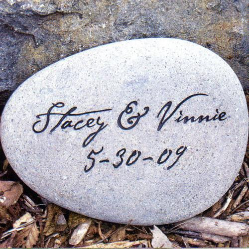 personalized garden stones with up to two lines of engraving and the choice of two - Personalized Garden Stones personalized garden stones with up to two lines of engraving and the choice of two - Personalized Garden Stones