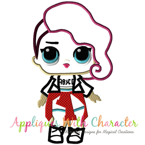 lol doll rocker applique design by appliques with character charlie brown christmas story