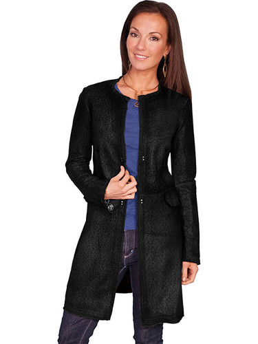 Women'S Buckskin Leather Coat 116