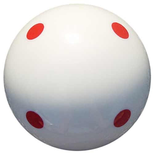 spotted white pool ball