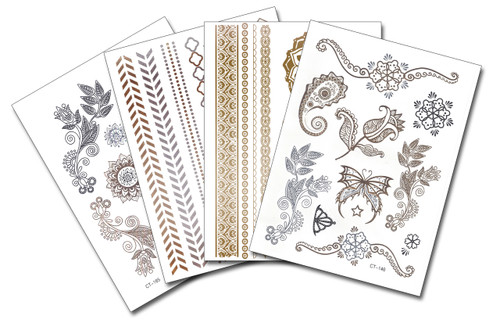 metallic flash tattoo sheets shop temporary tattoos hennaking com metallic flash tattoo sheets shop temporary tattoos hennaking com