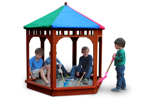 Play-Zee-Bo Covered Sandbox