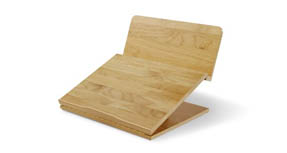 Ergo Desk Reading and Writing Station in natural finish