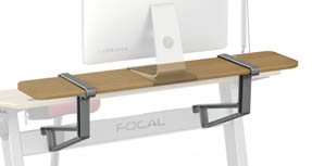 Focal stay flat shelf