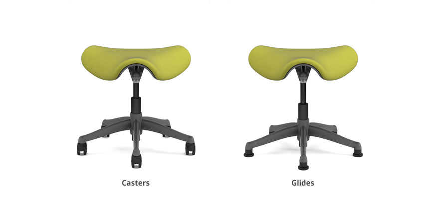 Humanscale Freedom Saddle Seat (22) or Pony Saddle Seat (16)