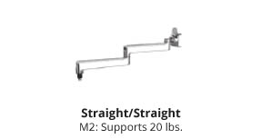 M2.1 Monitor Arm straight-straight