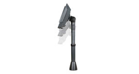 The Innovative 9183 Adjustable POS Countertop Mount height adjustment