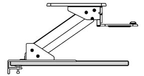 Clamp Height Adjustable Standing Desk Converter