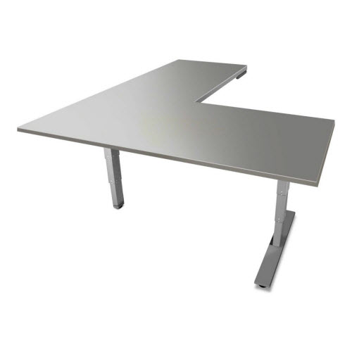 UPLIFT Stainless Steel 3-leg Desk