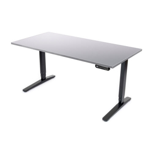 UPLIFT Stainless Steel 2-leg Desk