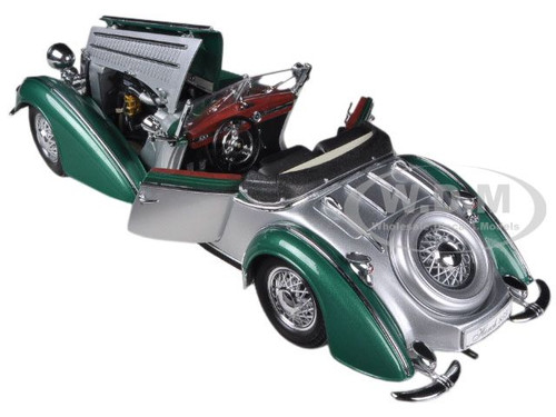 1939 horch 855 roadster green 1 18 diecast car model 1939 horch 855 roadster green 1 18 diecast car model
