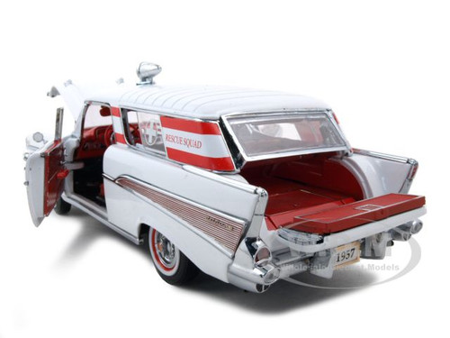 1957 CHEVROLET BEL AIR AMBULANCE 1:24 DIECAST MODEL CAR BY ...