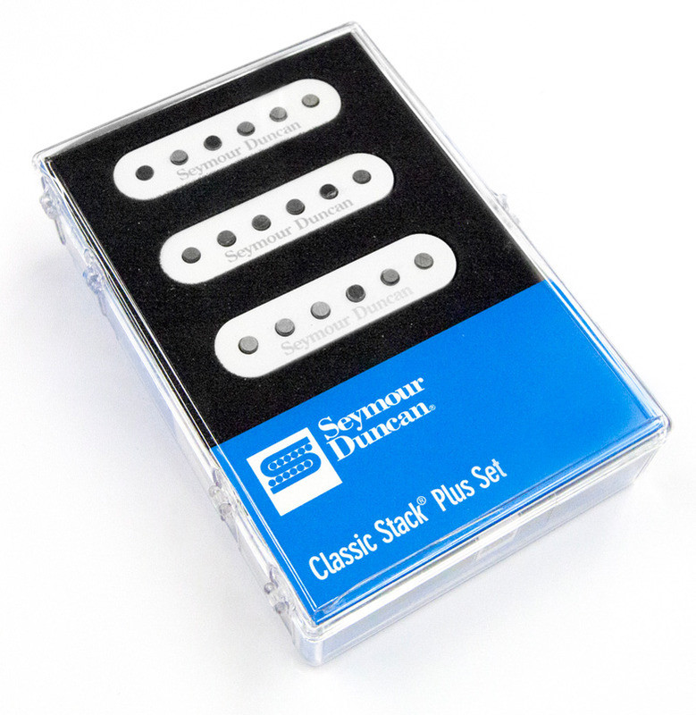 Seymour Duncan Stk S4 Classic Stack Plus Pickup Set For Strat White Macdaddy Music 5009