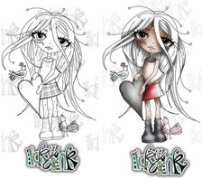 Image 1 Oddella Heart, Ickyink Art from Polka Doodles