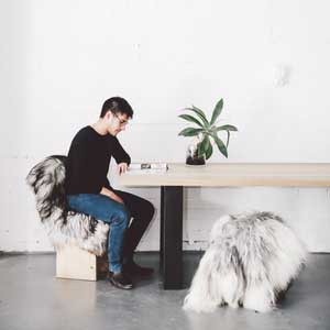 Box Leg Table