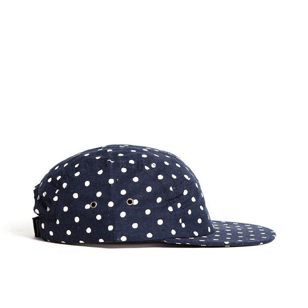Indigo Polka Dot Youth Camp Cap Indigo Polka Dot Youth Camp Cap