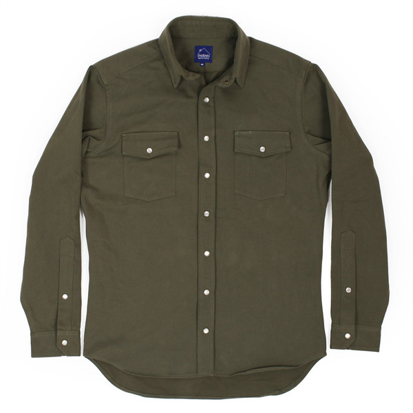 Olive Twill Glacier Shirt Olive Twill Glacier Shirt