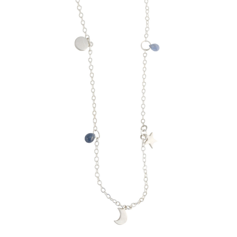 NEW! Charms Dangle Necklace Moon & Star as shown or Customize