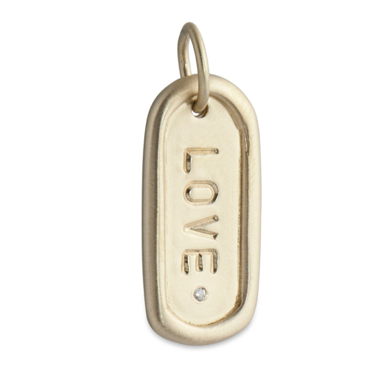 Medium Dog Tag Silver or Gold Personalized