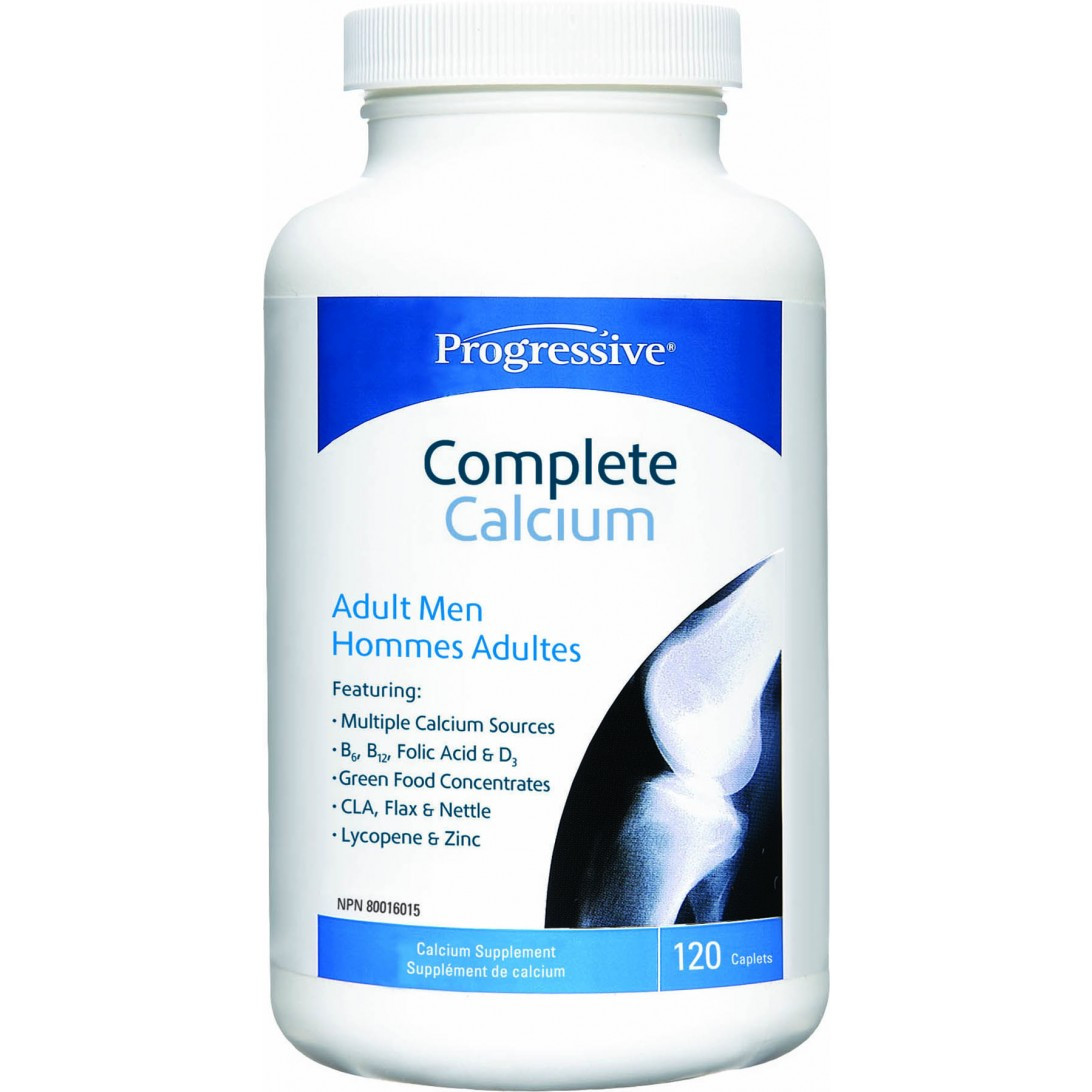 Progressive Complete Calcium For Adult Men 120 Tablets