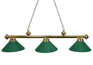 Brass with Green Shades