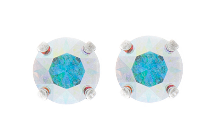 Children's 8mm Stud Earrings Silver