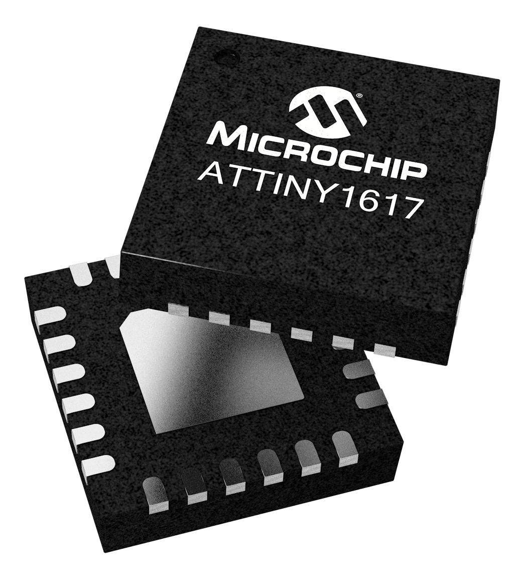 Microchip Technology's ATtiny1617 Series Of Microcontrollers Featuring