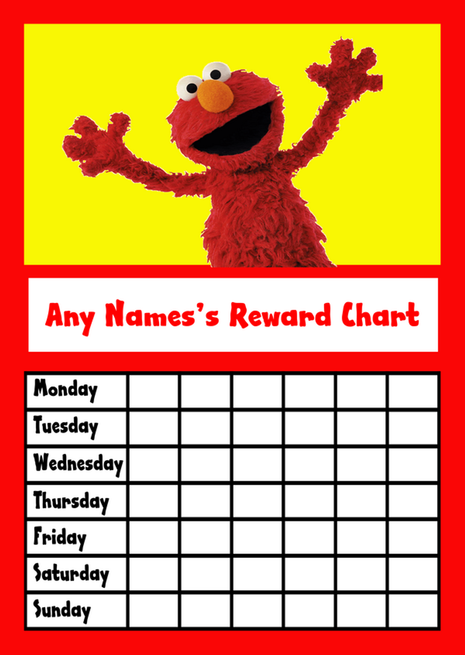 elmo potty training chart