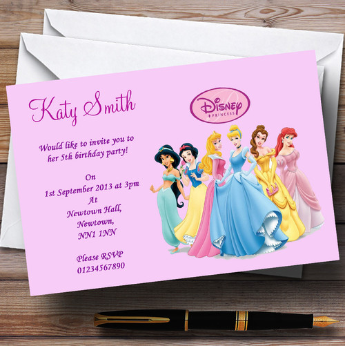 childrens personalised party invitations