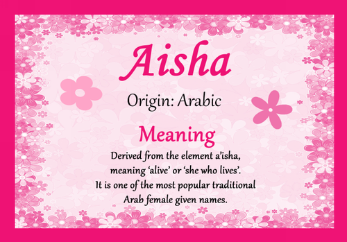 aisha personalised name meaning certificate the card zoo sympathy card for pet