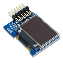 PmodOLEDrgb, oblique.