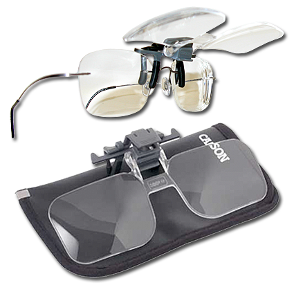 flip clip magnifying glasses carson
