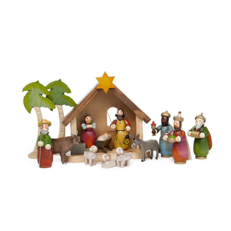 Nativity Scene, Holy Night, 15pc set