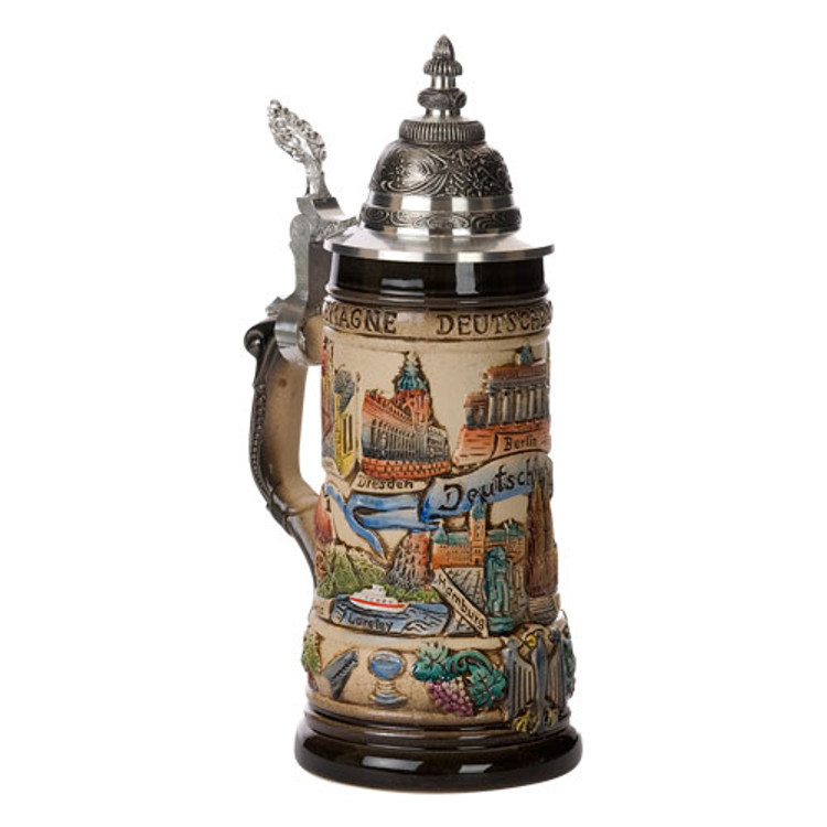 German Landmarks Beer Stein