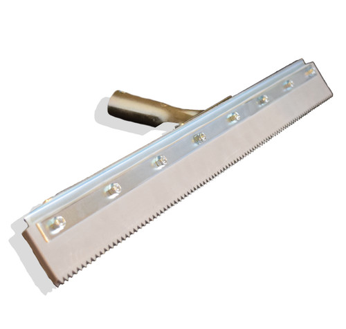 notched squeegee this squeegee is designed to spread flooring epoxy to a floor at an accurate notched squeegee this squeegee is designed to spread flooring epoxy to a floor at an accurate