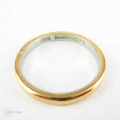 22 carat rose gold wedding ring