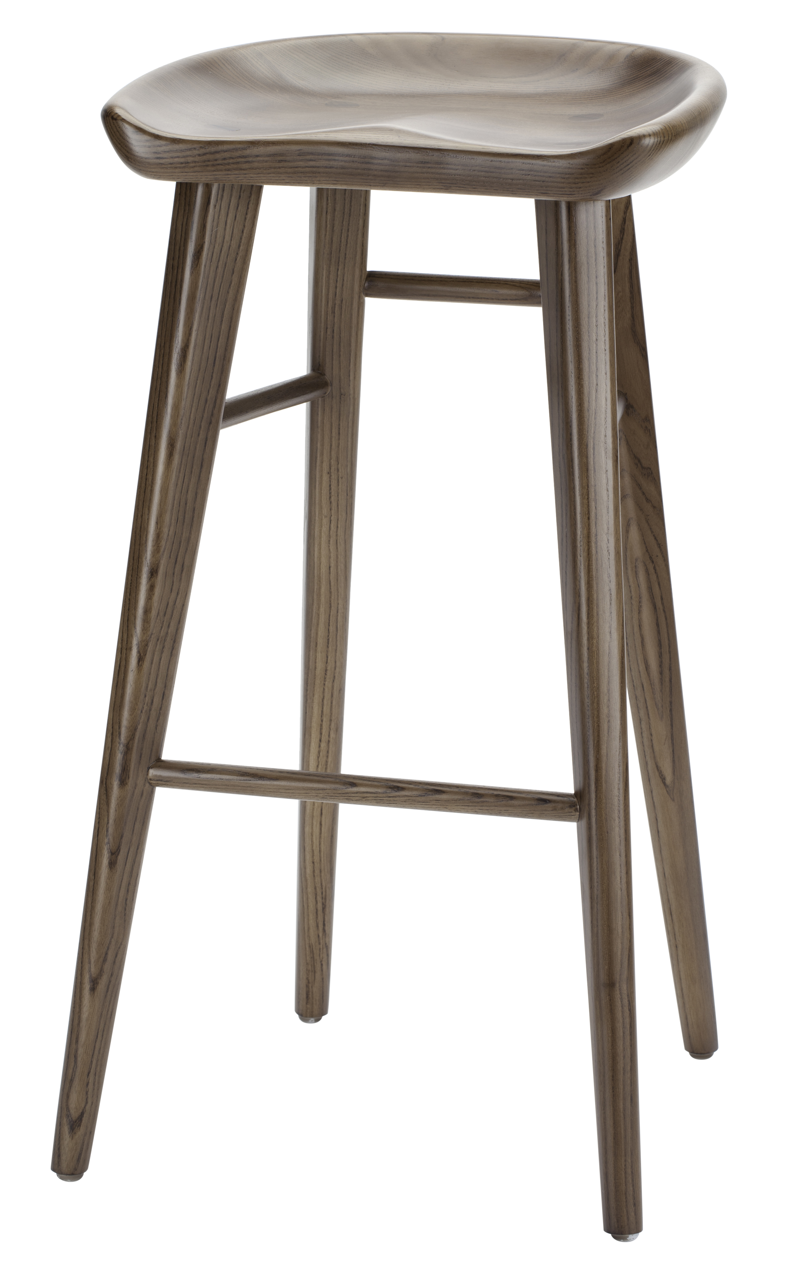 Walnut Kami Bar Stool Modern Bar And Counter Stools - walnut kami bar stool modern bar and counter stools -