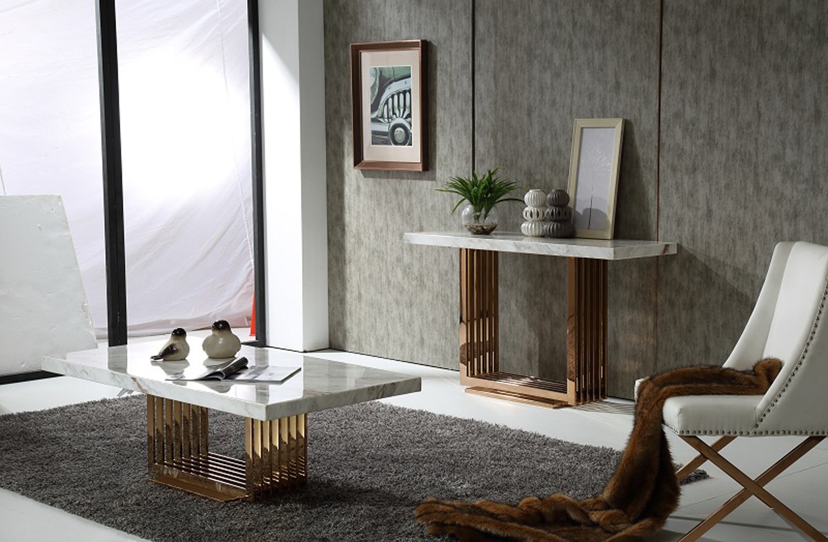 fabrizio modern white marble coffee table - modern coffee tables fabrizio modern white marble coffee table - modern coffee tables