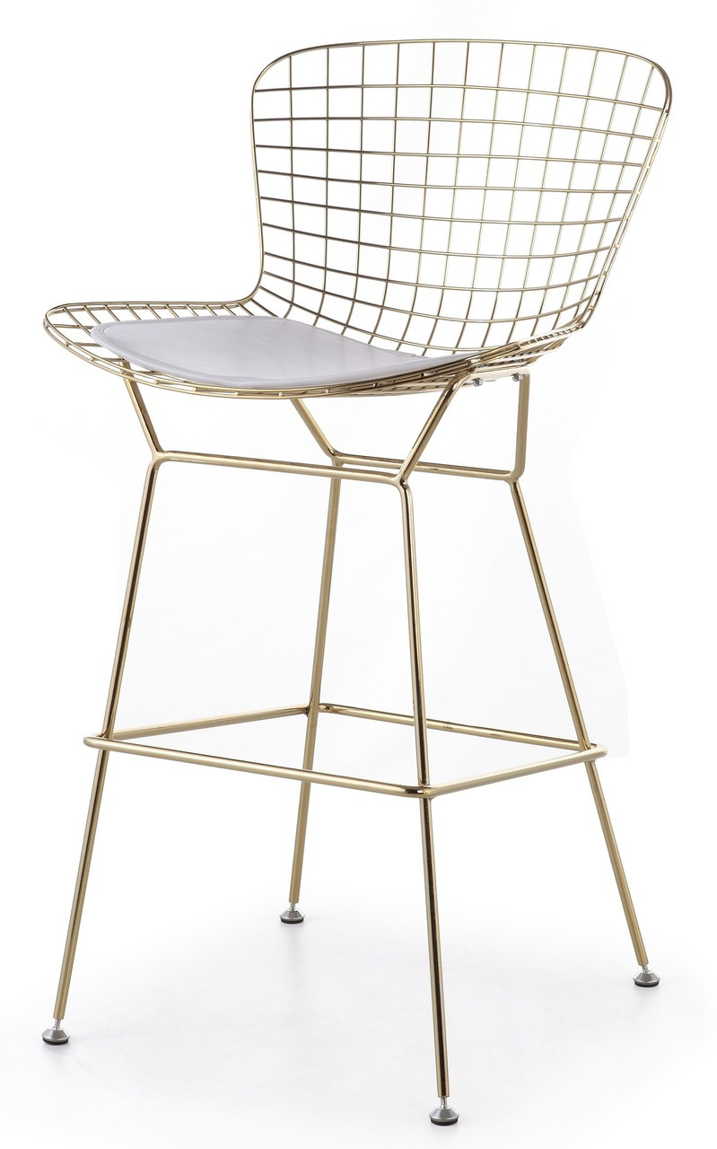 Bertoia Bar Stool In Gold Advancedinteriordesignscom - Bertoia Bar Stool In Gold Finish Image bertoia bar stool in gold advancedinteriordesignscom - bertoia bar stool in gold finish image