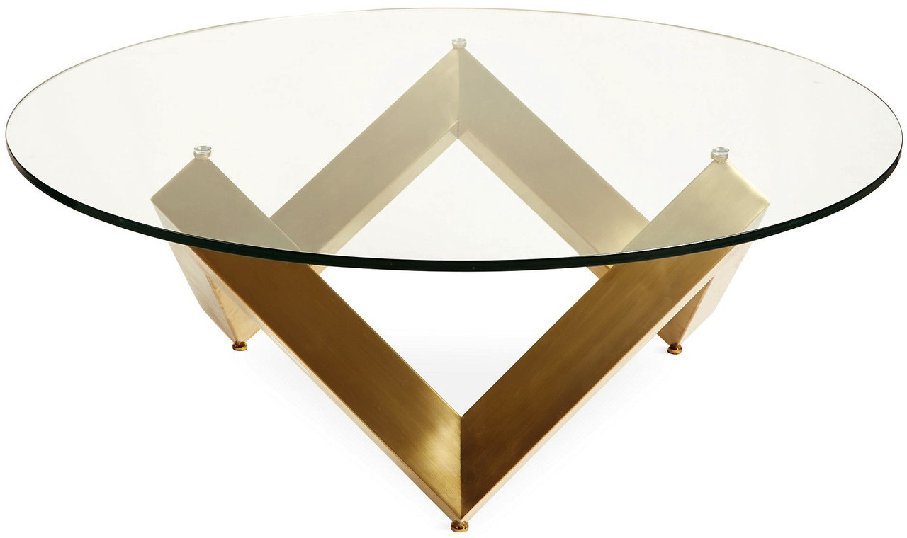 nuevo como coffee table polished or gold base - best price | free nuevo como coffee table polished or gold base - best price | free