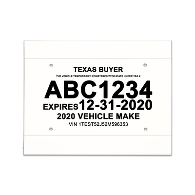 Car Dealer Paper Tags Car Dealer Paper Tags