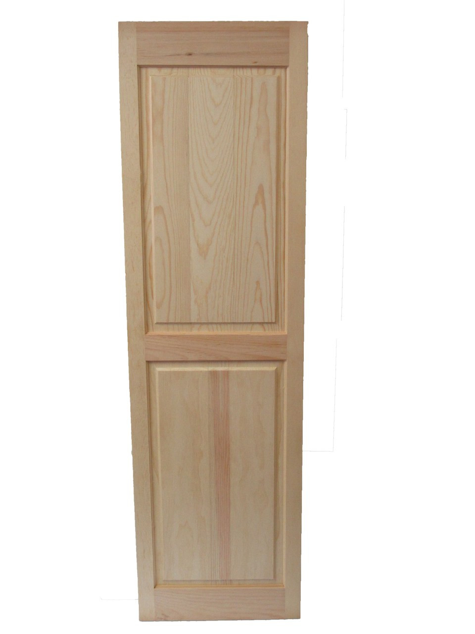 2 Raised Panel Wooden Shutter Pair Total Wood Store